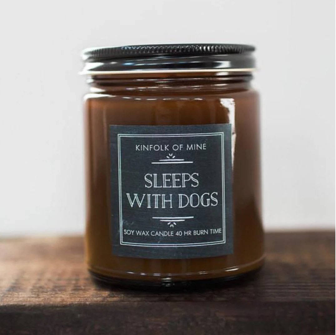 KINFOLK OF MINE | Soy Wax Candle in Sleep with Dogs