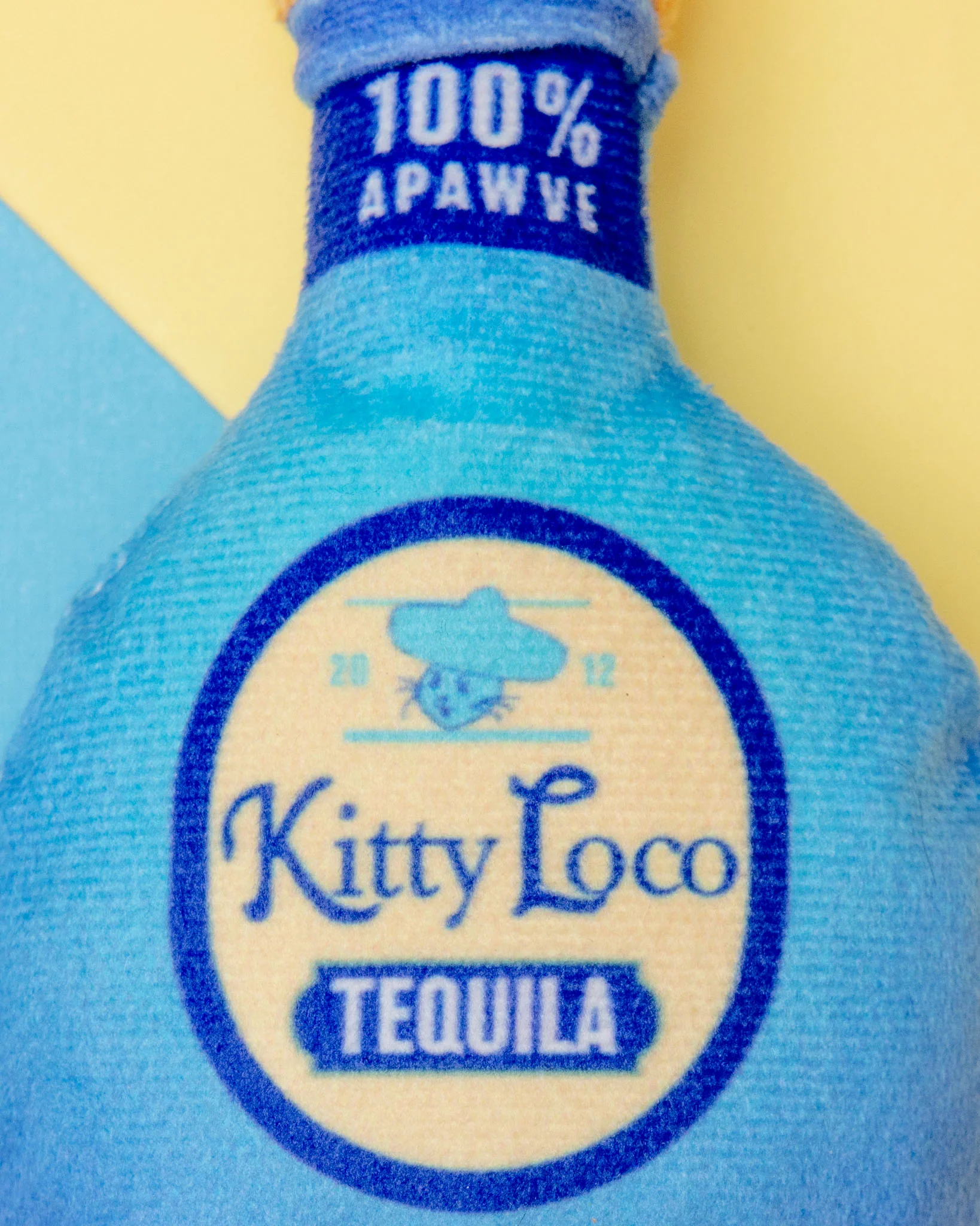 Kitty Loco Tequila Crinkle Plush Cat Toy w/ Catnip - Image 3
