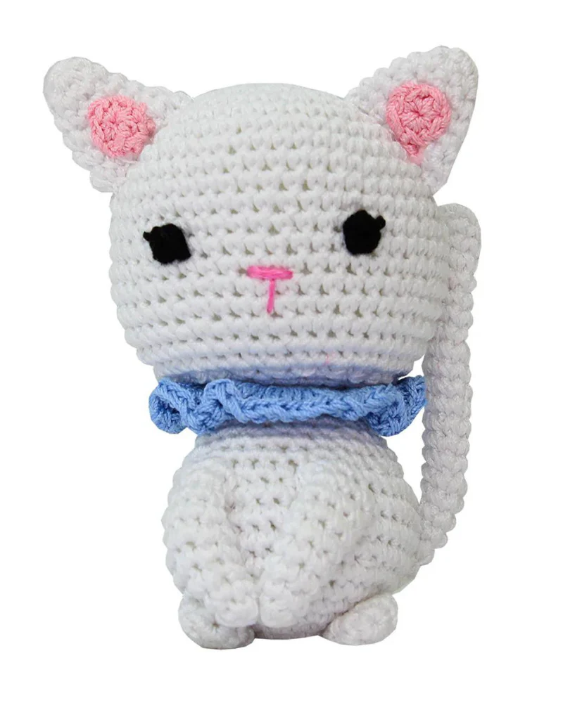 Kitty Purry Knit Organic Cotton Dog Toy - Image 2