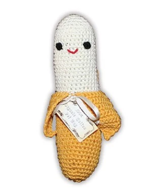 Organic Knit Chiquito Banana Dog Toy - Image 3