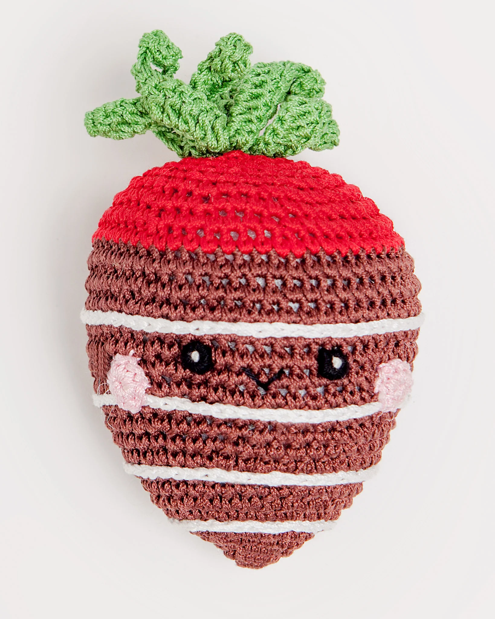 Milk Chocolate Stawberry Organic Knit Toy - Image 2