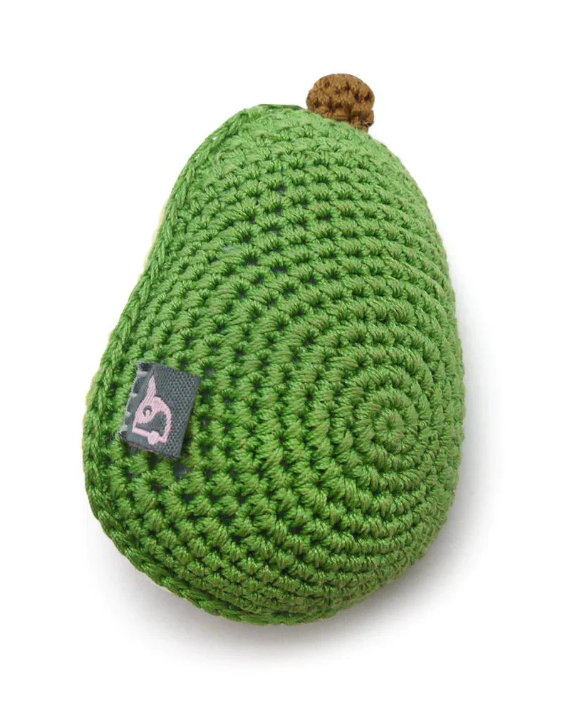 Avocado Organic Knit Dog Toy - Image 3