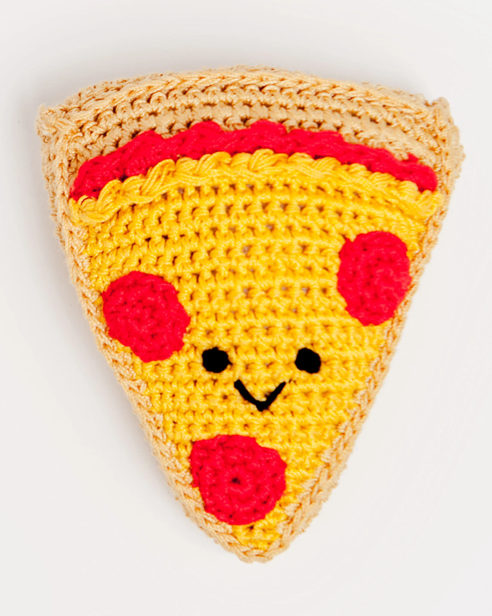 Pizza Organic Knit Dog Toy - Image 2