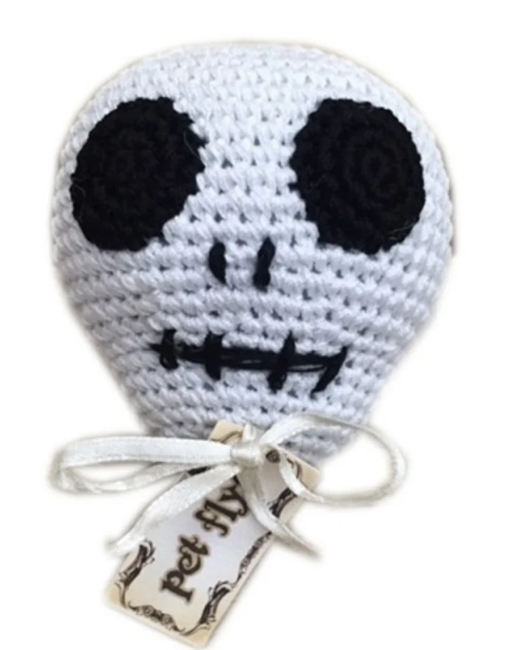 KNIT KNACKS | Skully the Skull Organic Knit Toy