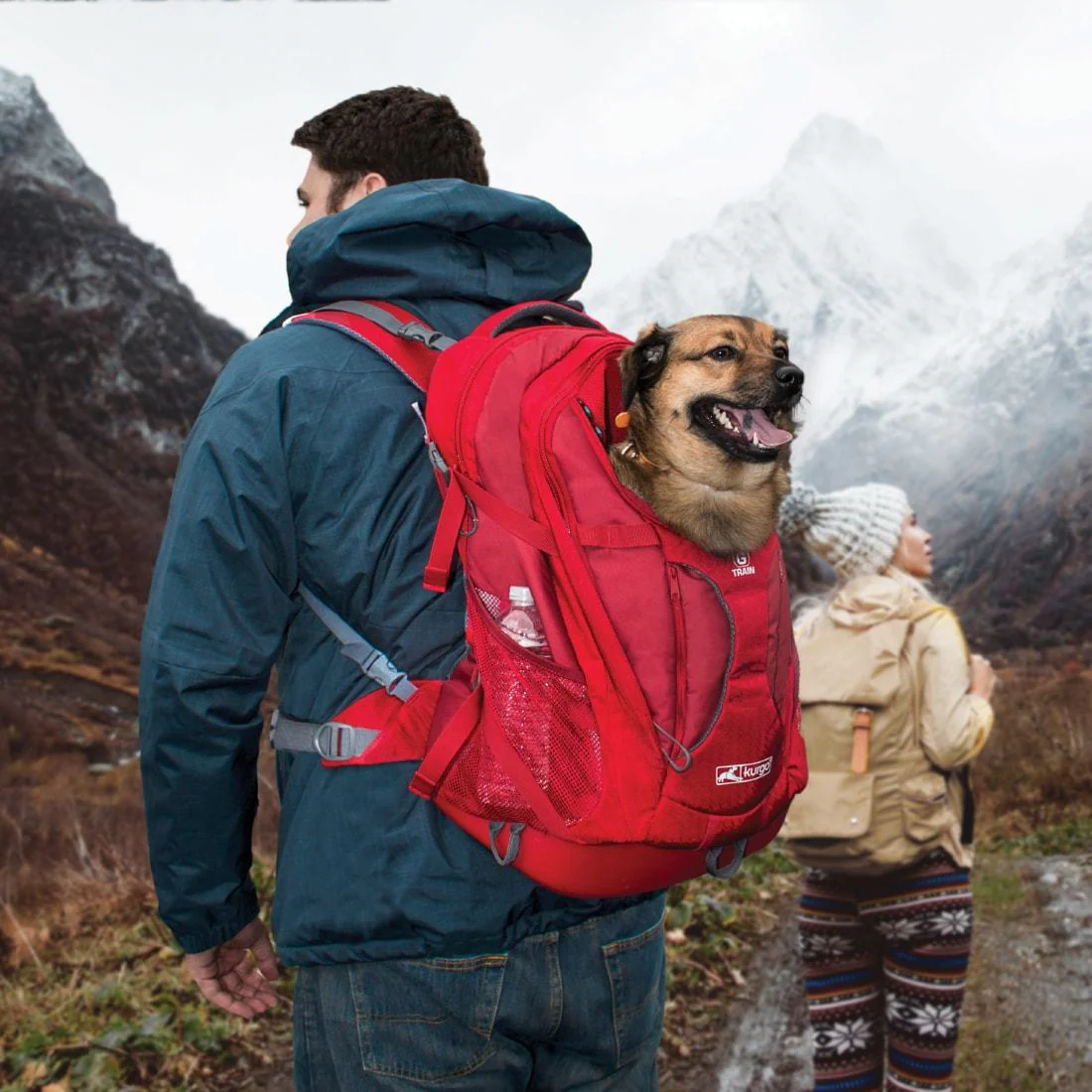 KURGO | G-Train Backpack in Red - Image 5