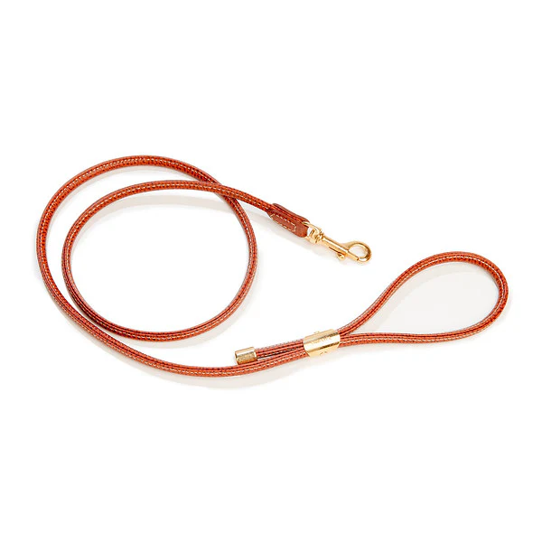 Italian Leather Dog Harness in Luggage Brown - Image 5