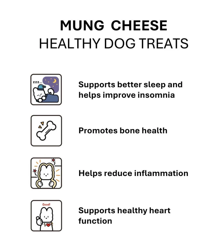 Lactose-Free Mung Cheese Dog Treats - Image 4