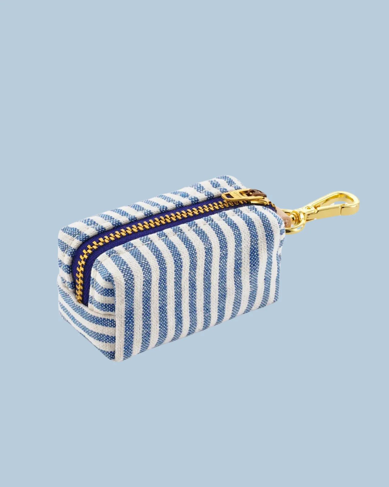 Lake Blue Stripe Poop Bag Dispenser (Made in the USA) - Image 6