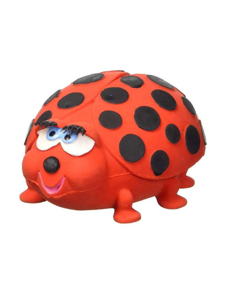 Ladybug Latex Soft Squeaky Dog Toy - Image 3