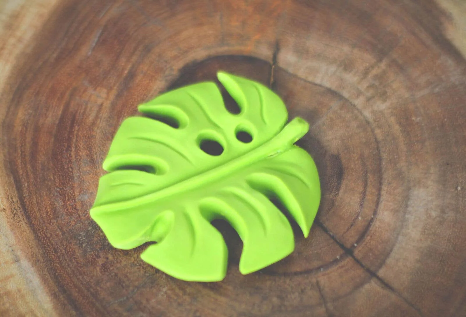 LANCO TOYS | Monstera Deliciosa Rubber Teether - Image 3