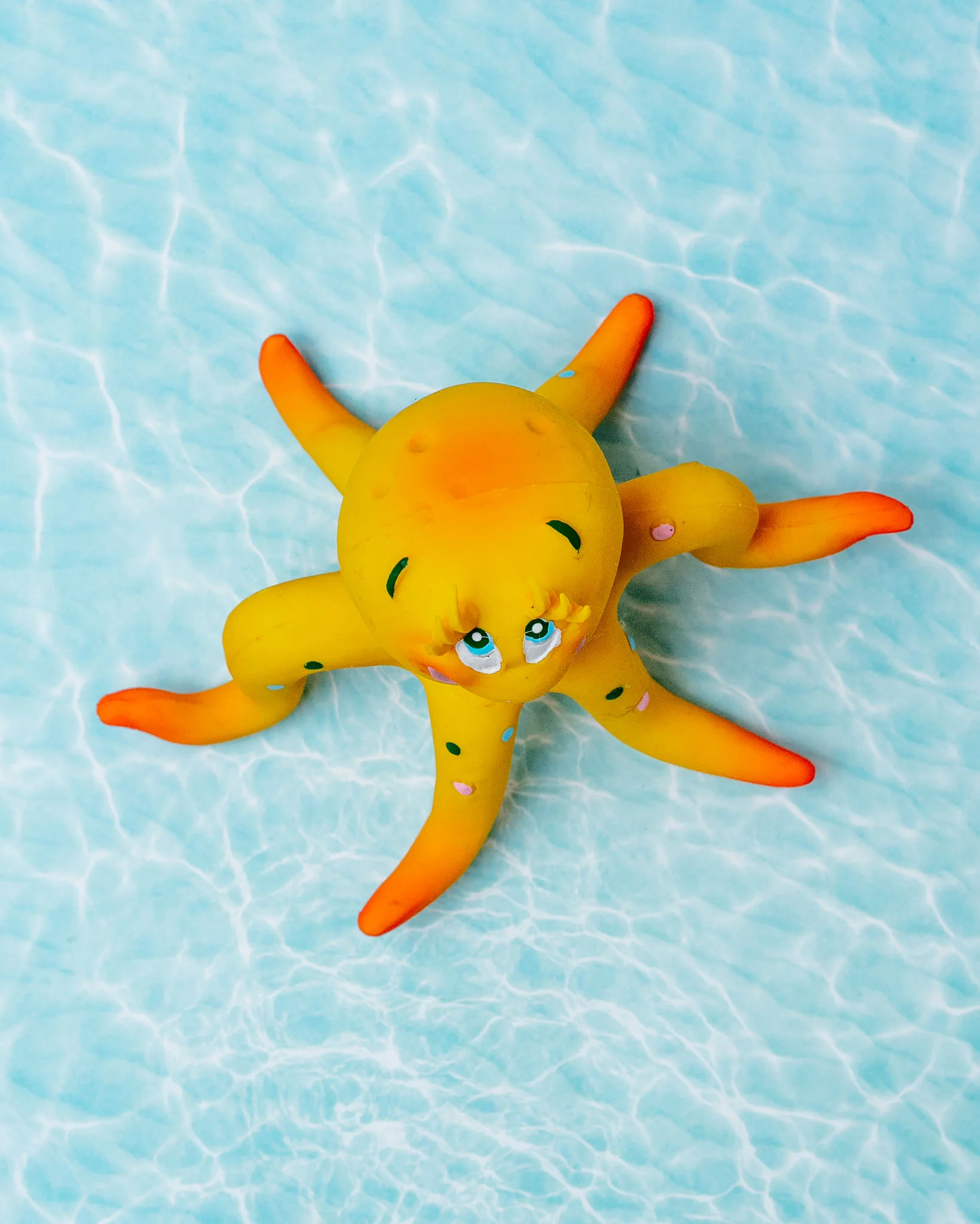 Ollie Octopus Soft & Squeaky Latex Dog Toy - Image 2