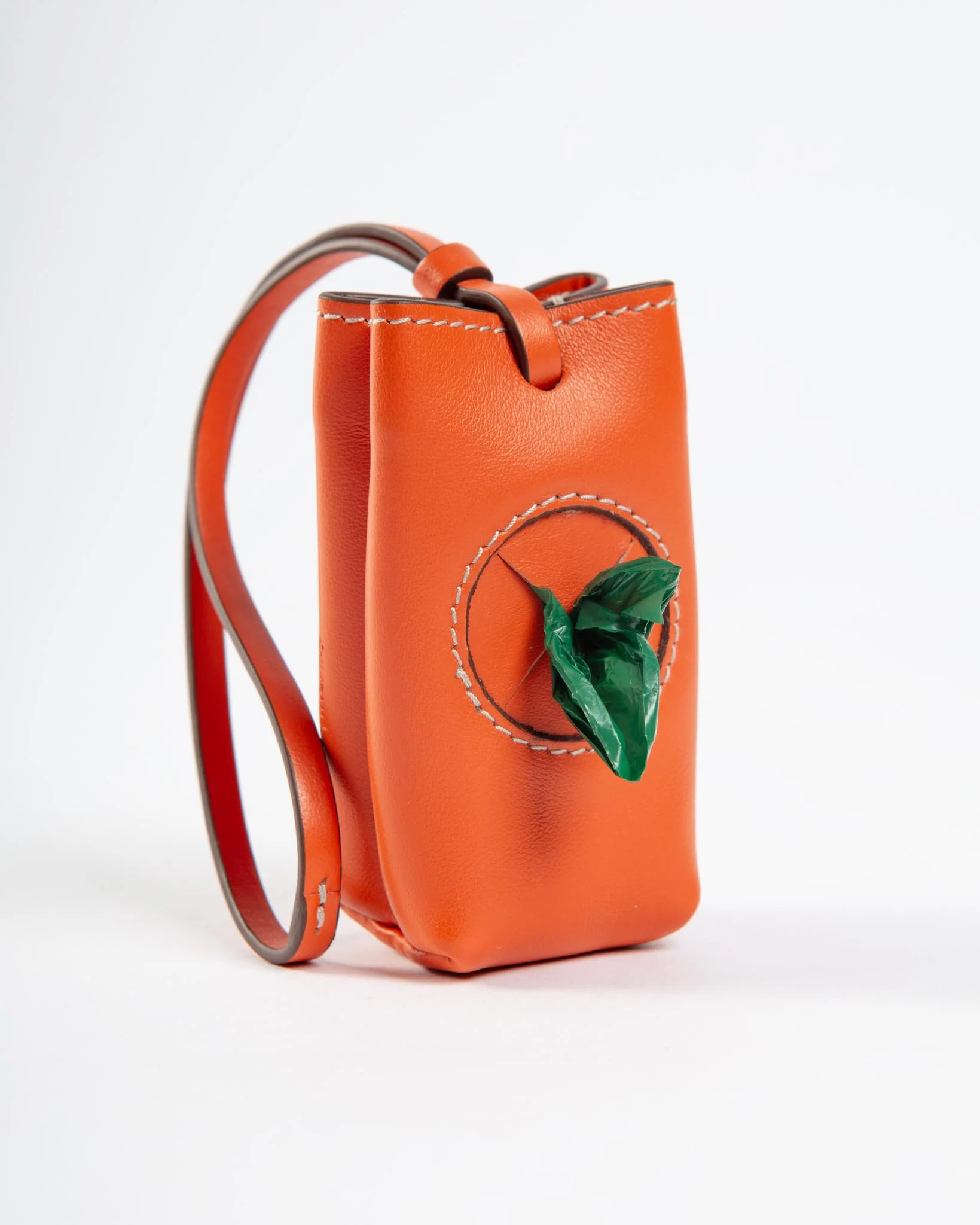 Leather Poop Bag Roll Holder (Made in Italy) - Image 3