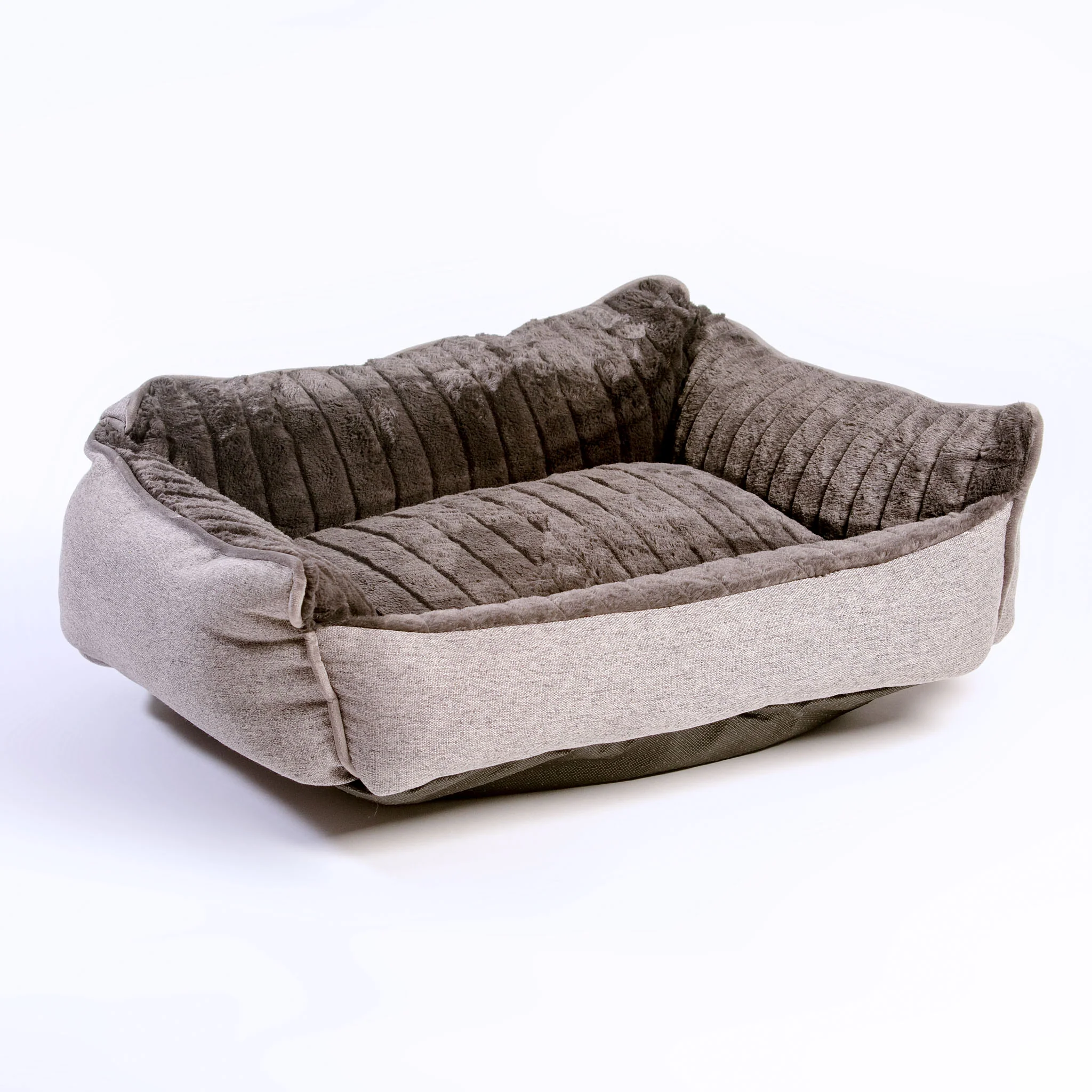 Deep Edge Plush & Tweed Dog Daybed - Image 2