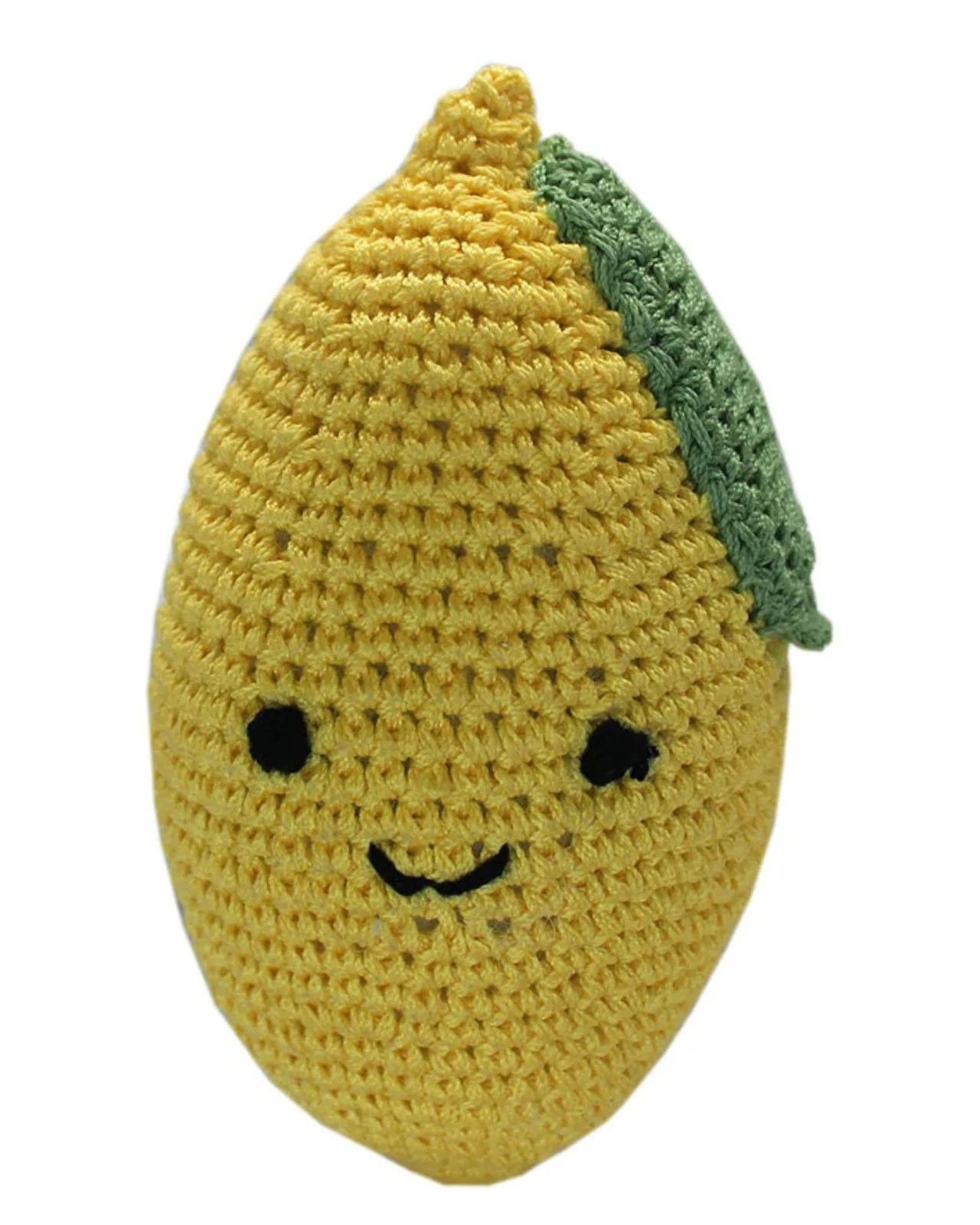 Lemon Organic Cotton Knit Dog Toy - Image 3