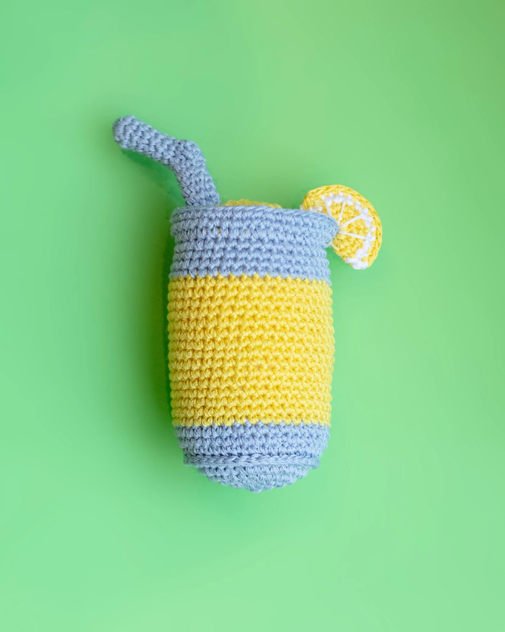Lemonade Squeaky Knit Dog Toy (FINAL SALE)