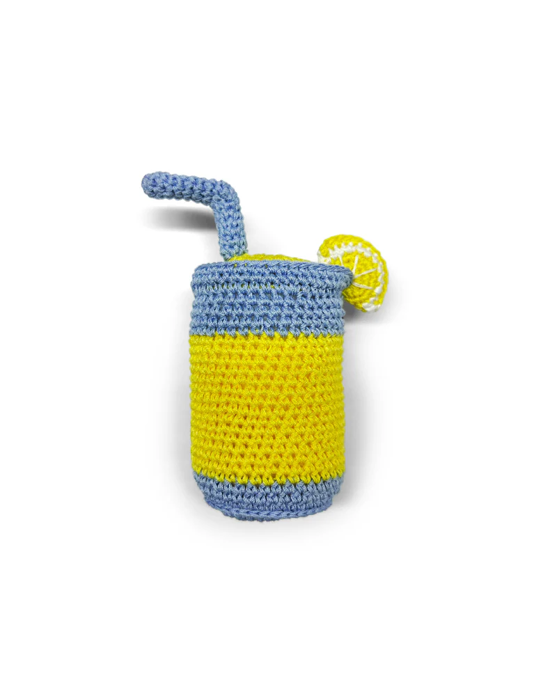 Lemonade Squeaky Knit Dog Toy (FINAL SALE) - Image 2