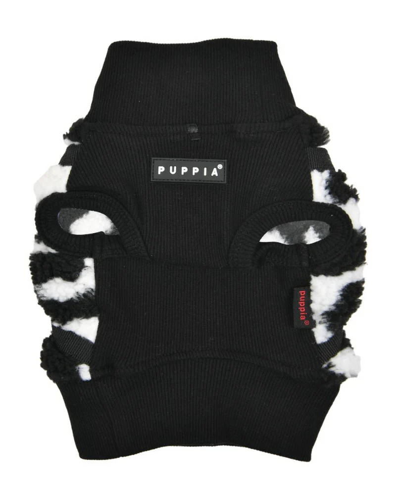 Leopard Fleece Dog Harness Vest - Image 3
