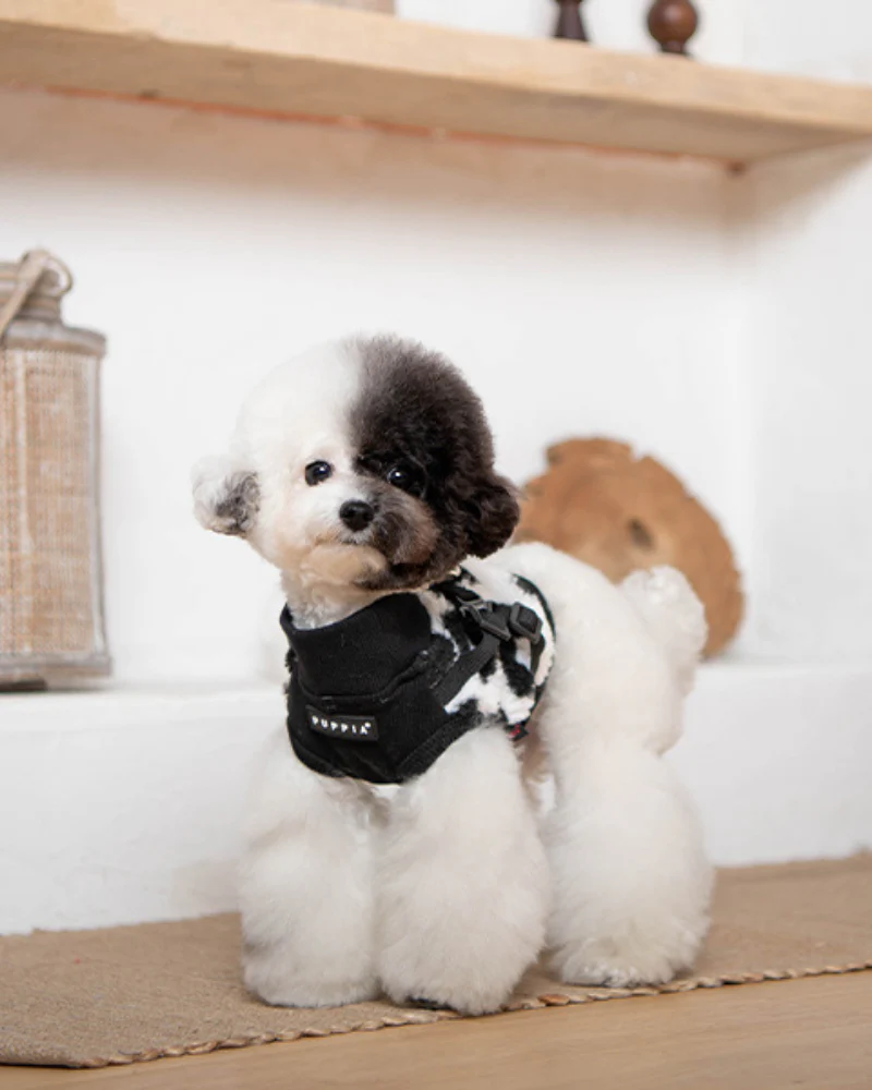 Leopard Fleece Dog Harness Vest - Image 5