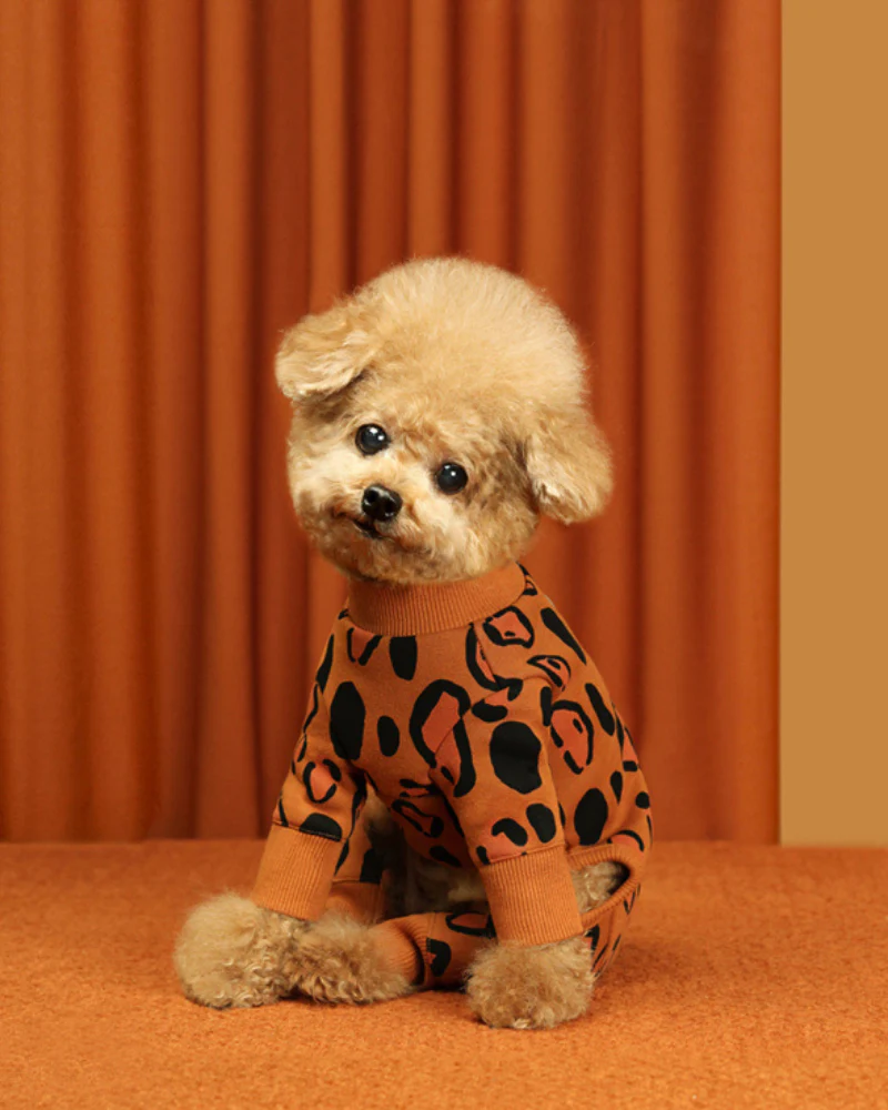 Animal Print Dog Onesie (FINAL SALE) - Image 2