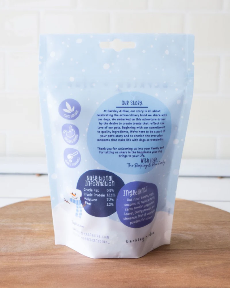 Let It Snow Dog Treats (Banana Oat Flour Recipe) - Image 4
