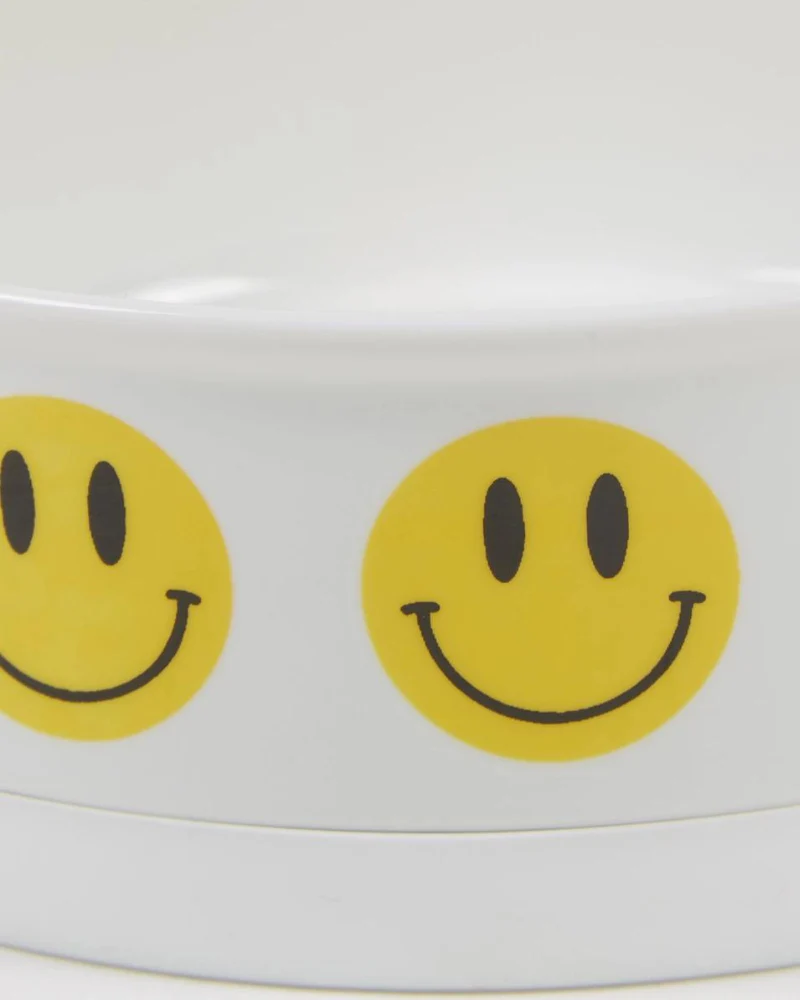 Let's Get Happy Smiley Face Pet Bowls - Image 6