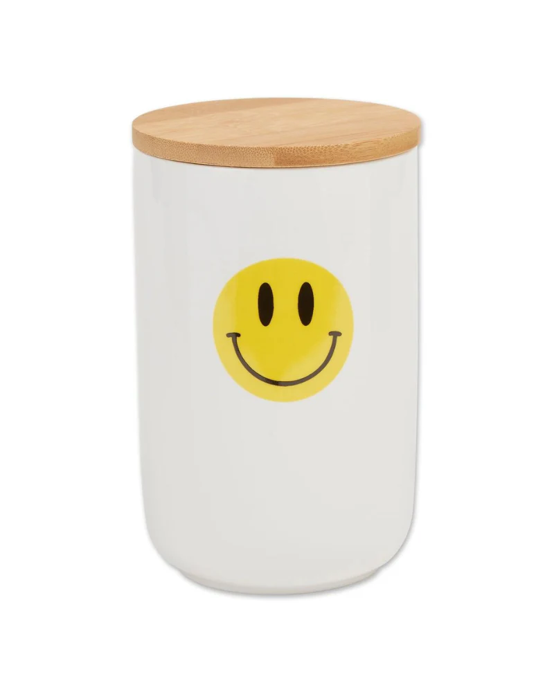 Let's Get Happy Smiley Face Treat Jar - Image 3
