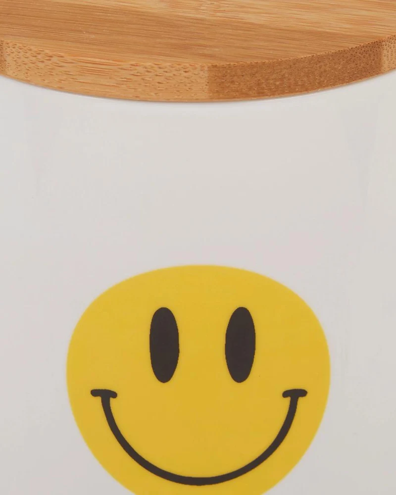 Let's Get Happy Smiley Face Treat Jar - Image 5