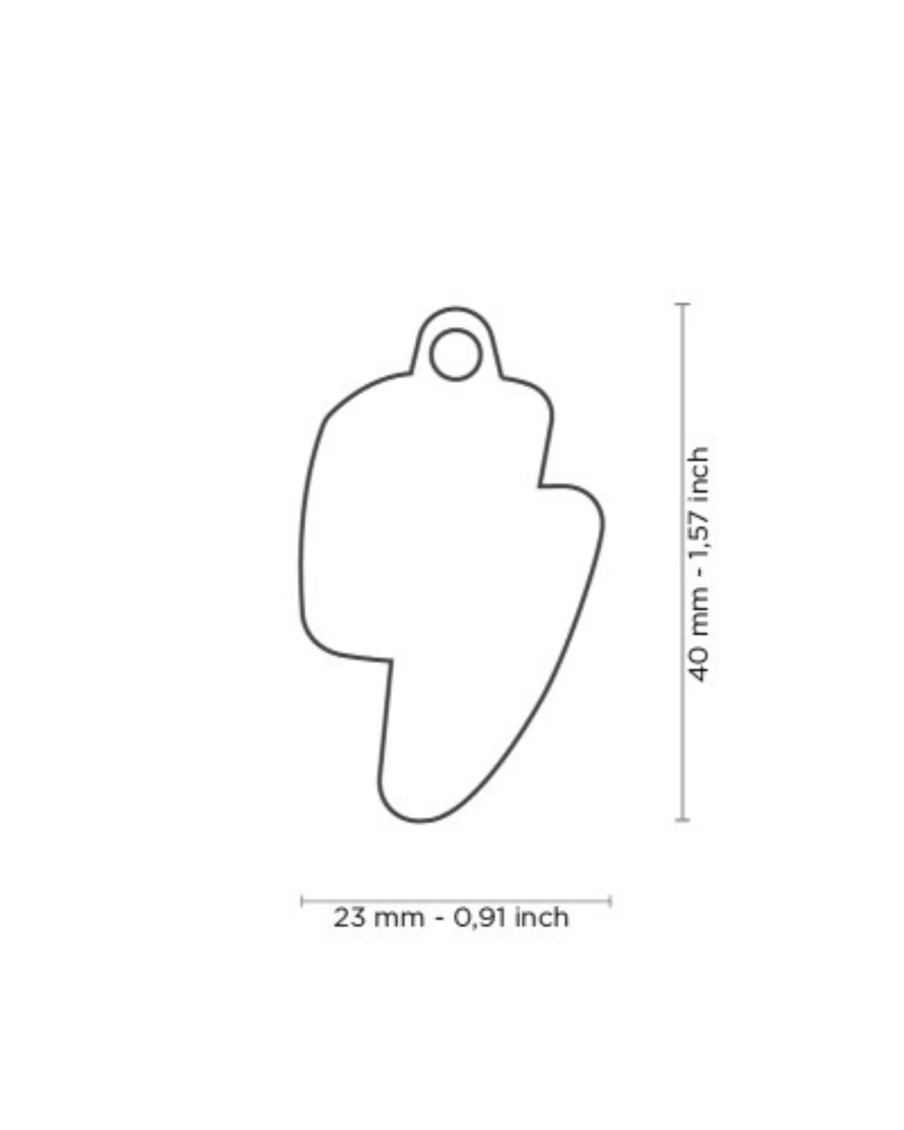 Lightning Bolt Custom Pet ID Tag - Image 2