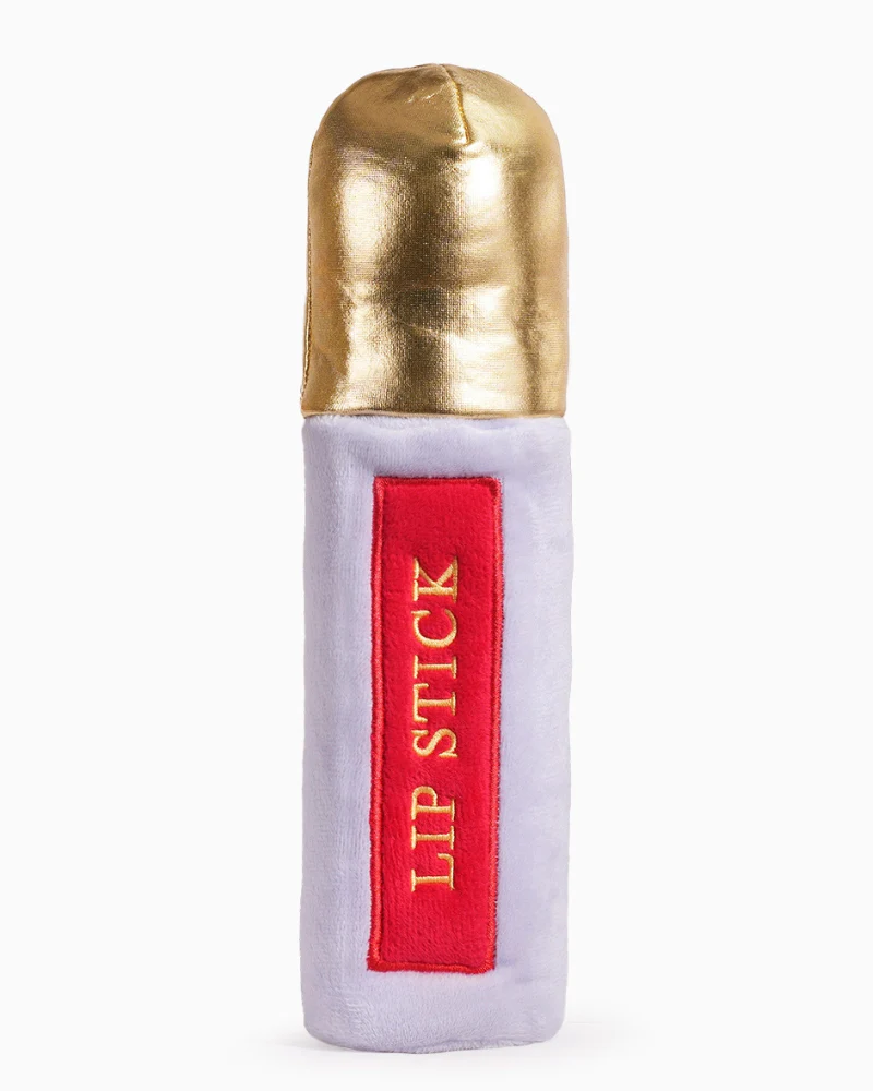 Lipstick Crinkle Plush Interactive Dog Toy - Image 5