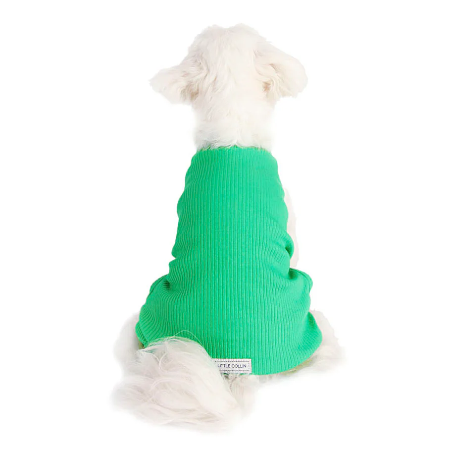 LITTLE COLLIN | Basic Button All-in-One in Soft Green - Image 3