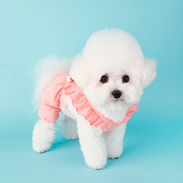 LITTLE COLLIN | Lovely Overall in Soft Pink - Image 2