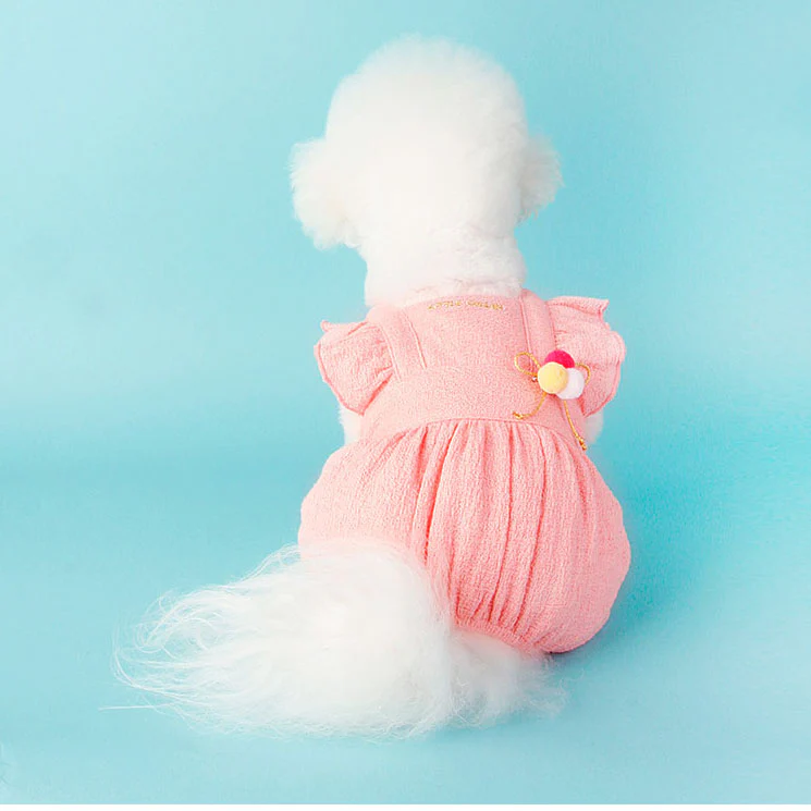 LITTLE COLLIN | Lovely Overall in Soft Pink - Image 3