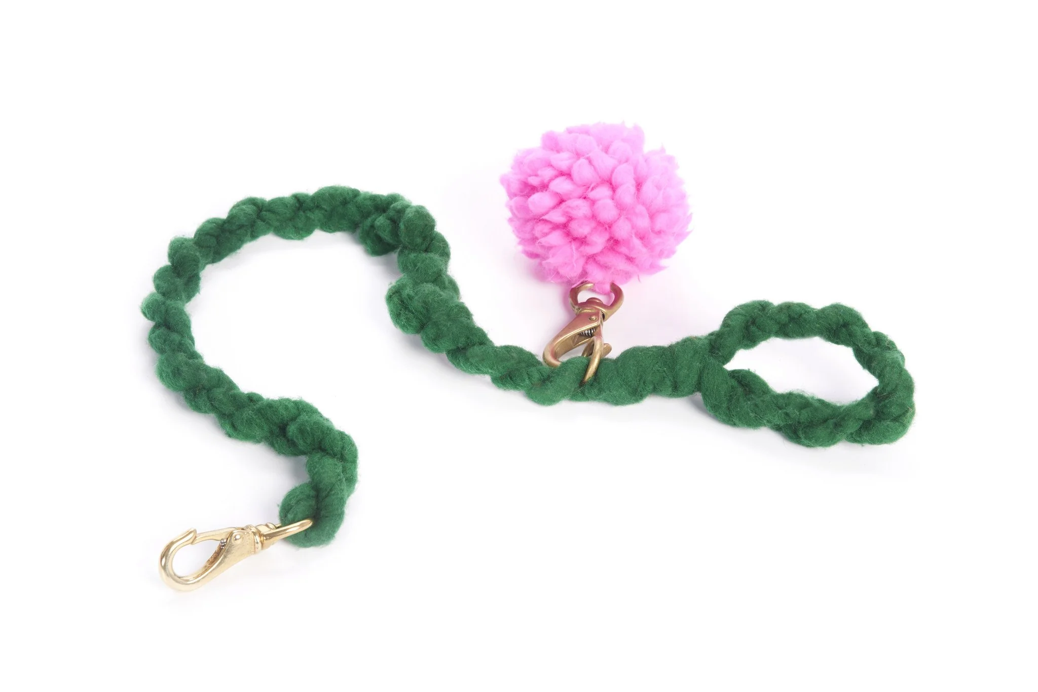 LOOPY MANGO | DIY PomPom for Leash Kit in White - Image 5