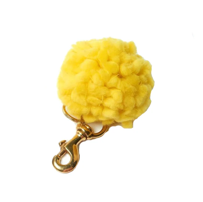 LOOPY MANGO | DIY PomPom for Leash Kit in Sunshine Yellow
