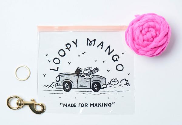 LOOPY MANGO | DIY PomPom for Leash Kit in Sunshine Yellow - Image 4