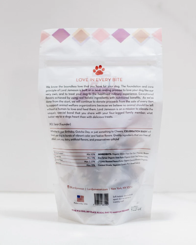 Celebration Bash Organic Dog Treats (Made in the USA) - Image 4