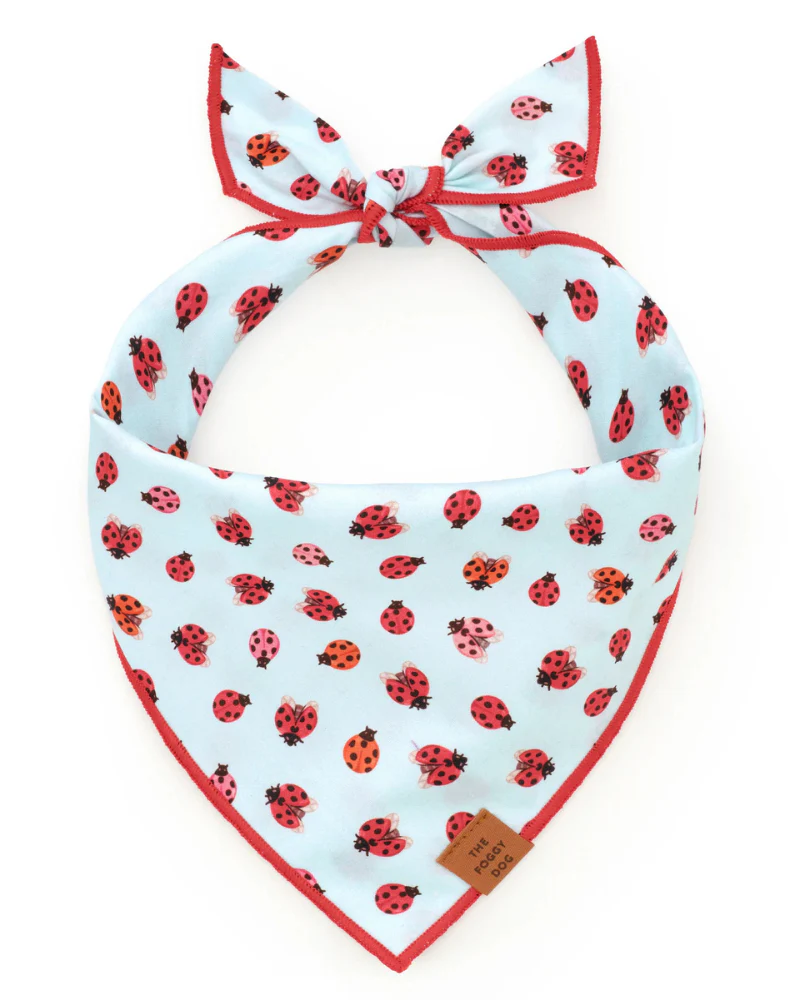 Love Bug Spring Dog Bandana (Made in the USA) (FINAL SALE) - Image 3
