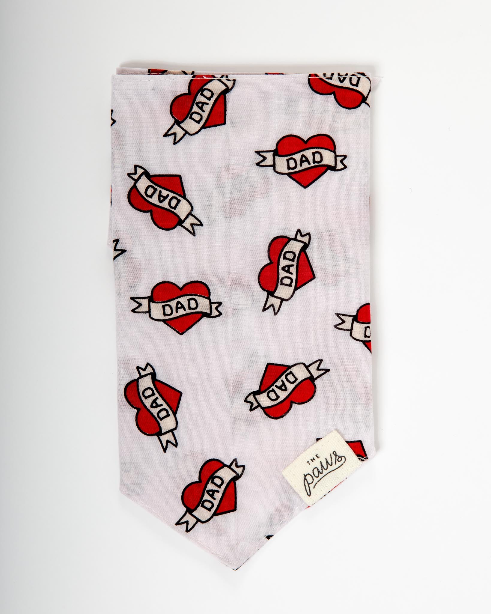 Love DAD Dog Bandana - Image 2