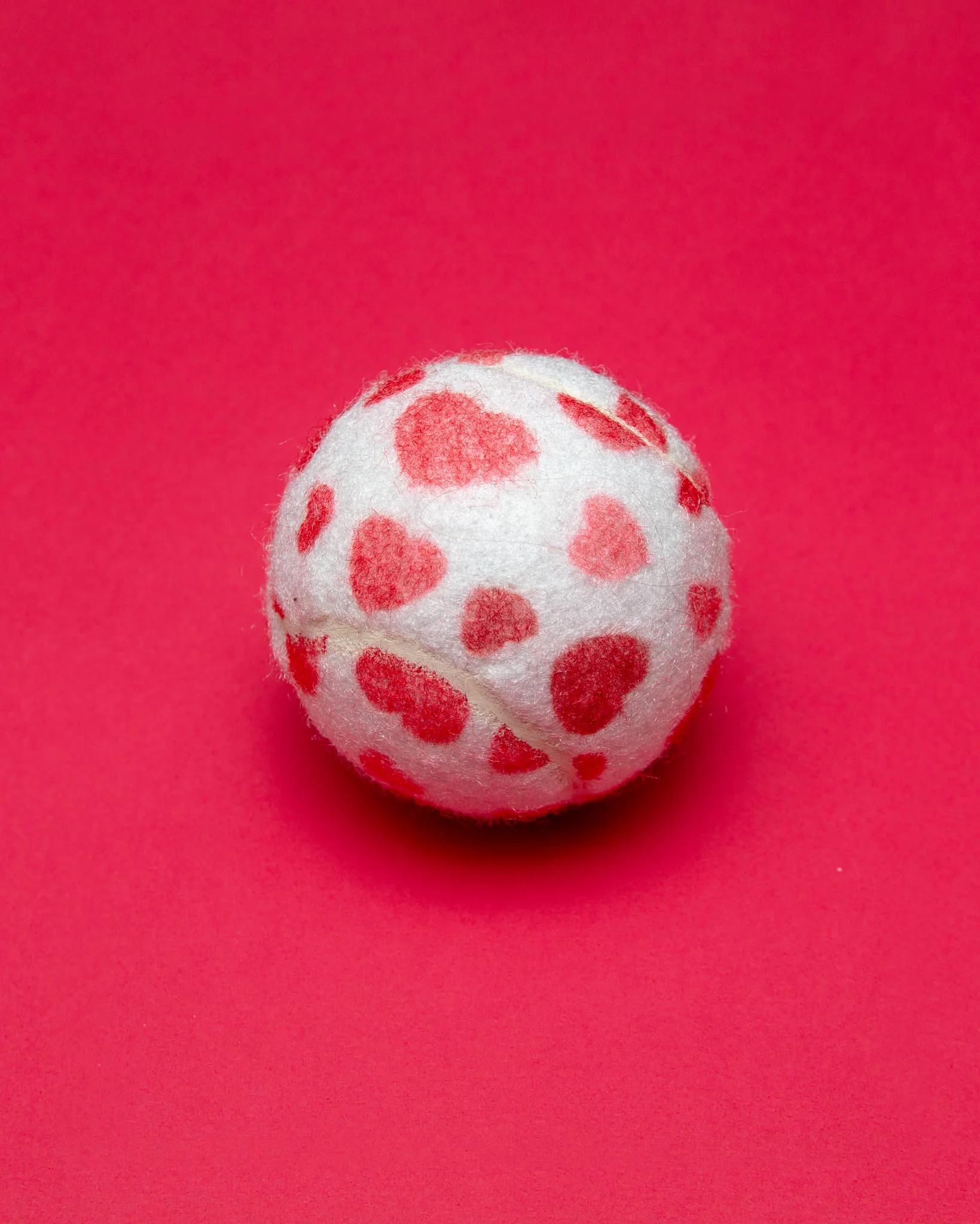 Love Hearts Tennis Ball Toys for Dogs - Image 2