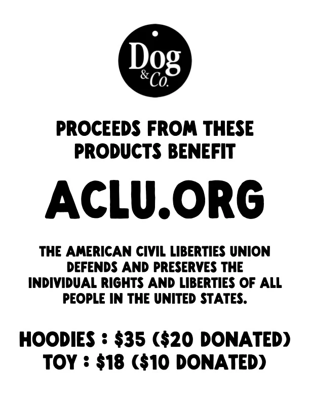 *Love Like a Dog* Graphic Hoodie (Proceeds Benefit the ACLU) - Image 4