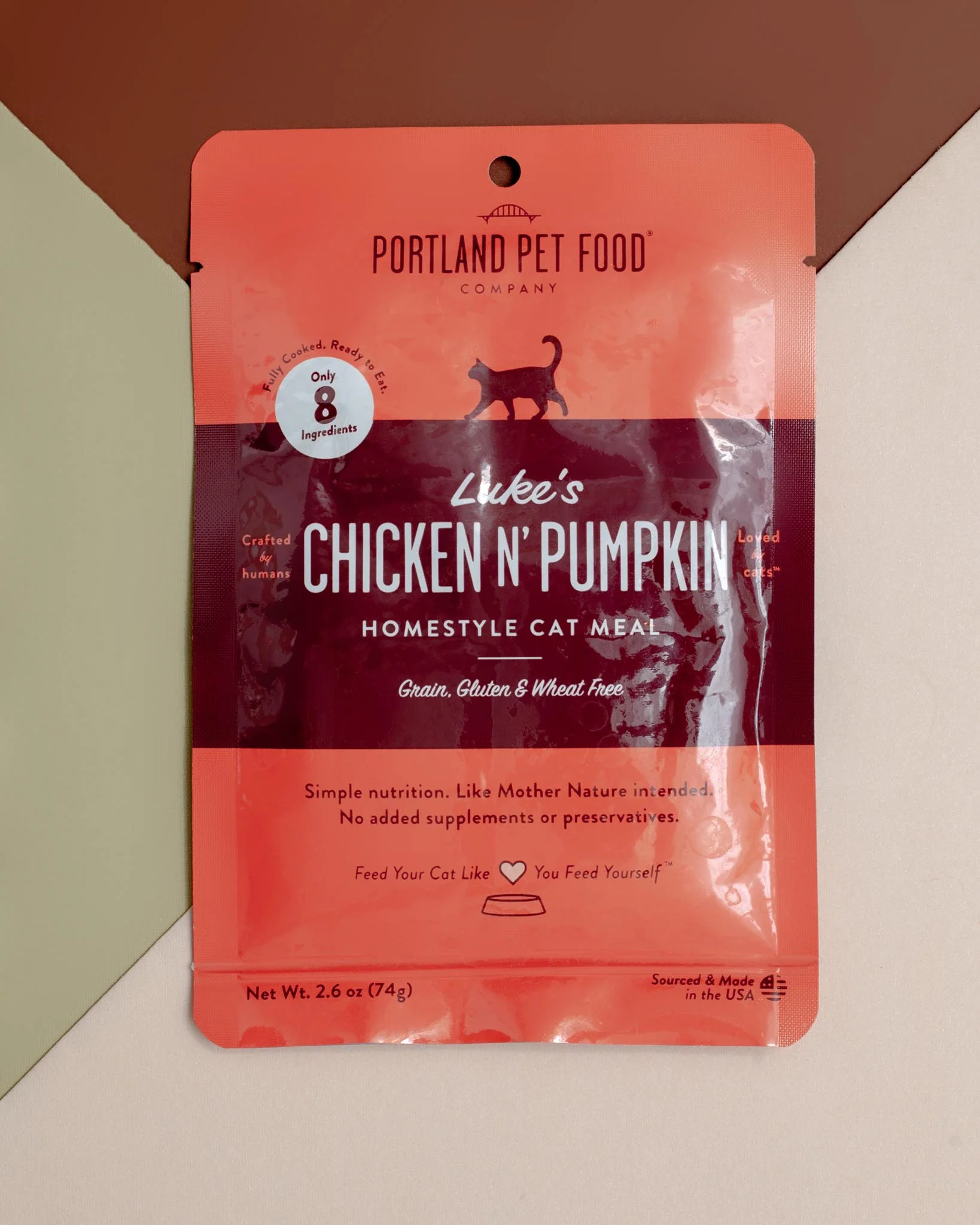 Luke's Chicken N' Pumpkin Cat Meal Pouch