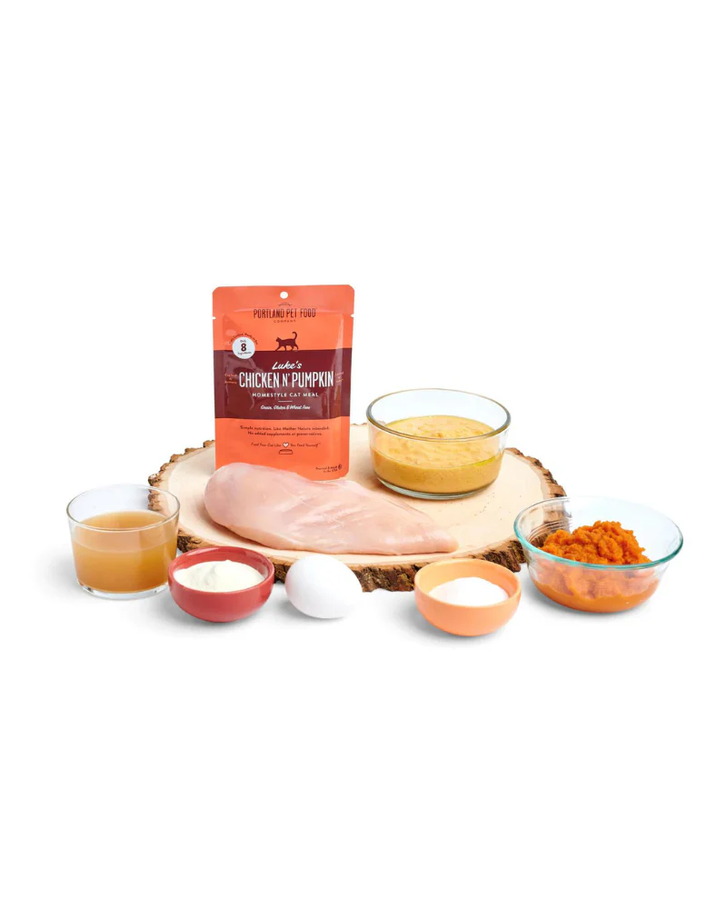 Luke's Chicken N' Pumpkin Cat Meal Pouch - Image 4