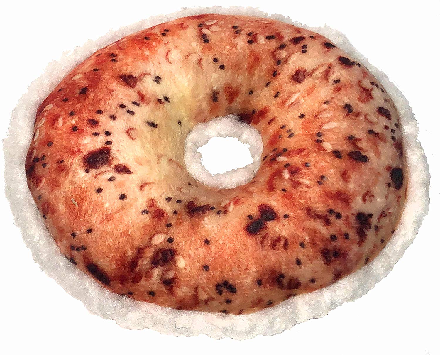 New York Big Bagel Plush Dog Toy - Image 2