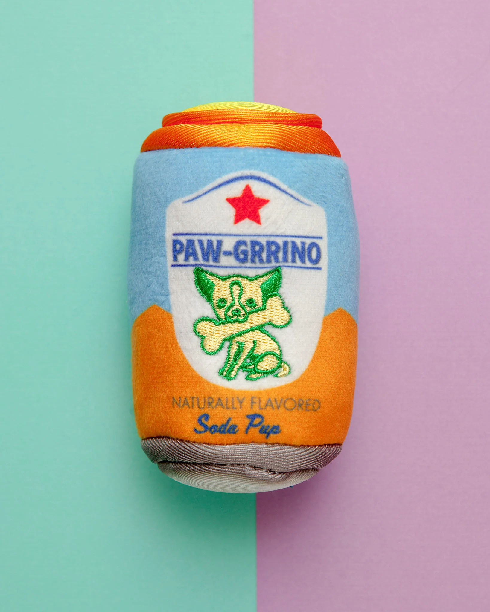 Pawgrrino Plush Squeaky Dog Toy