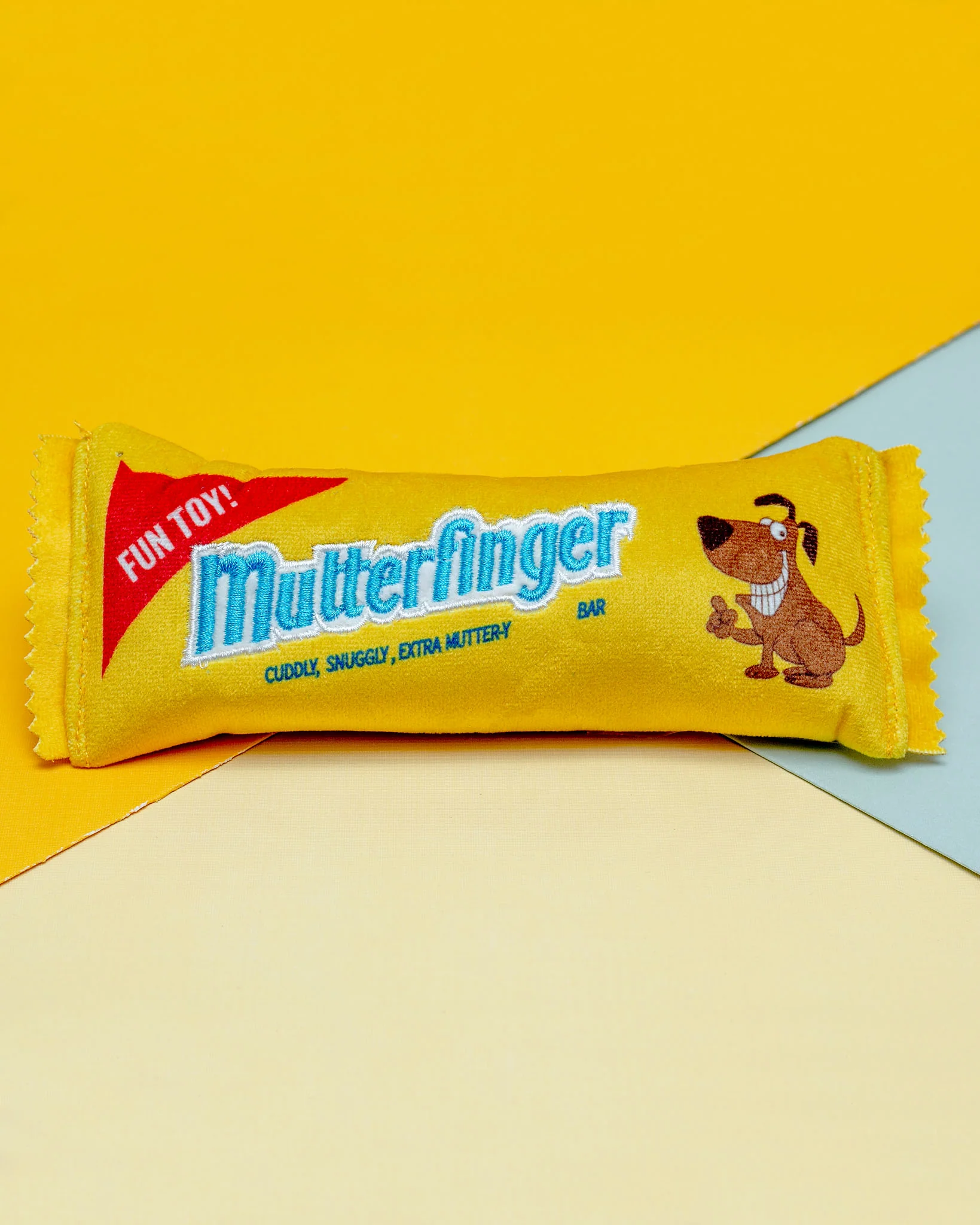 Mutterfinger Dog Crinkle Plush Toy