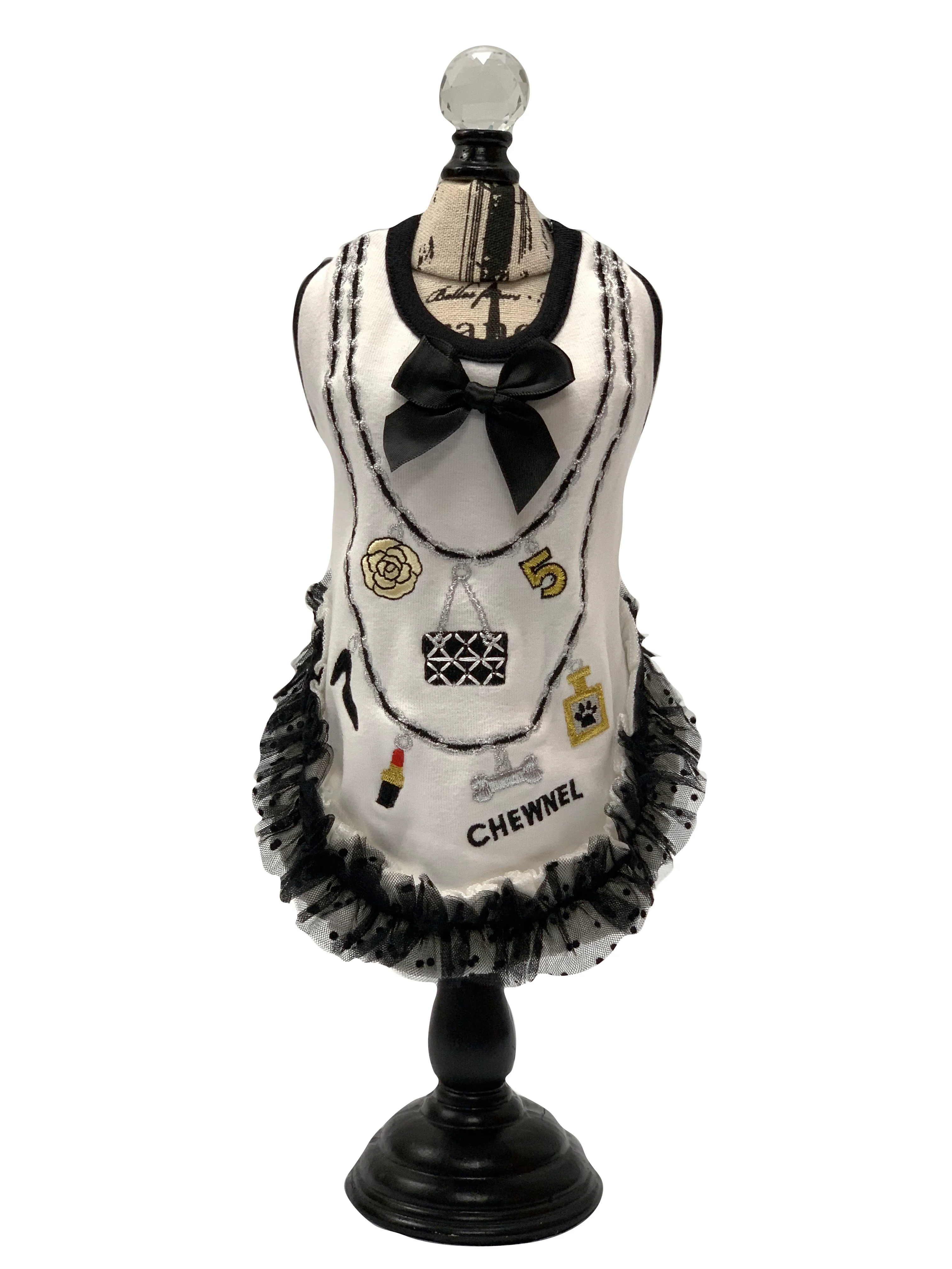 LUNA BLUE | Chewnel Charms Ruffle Dress - Image 4