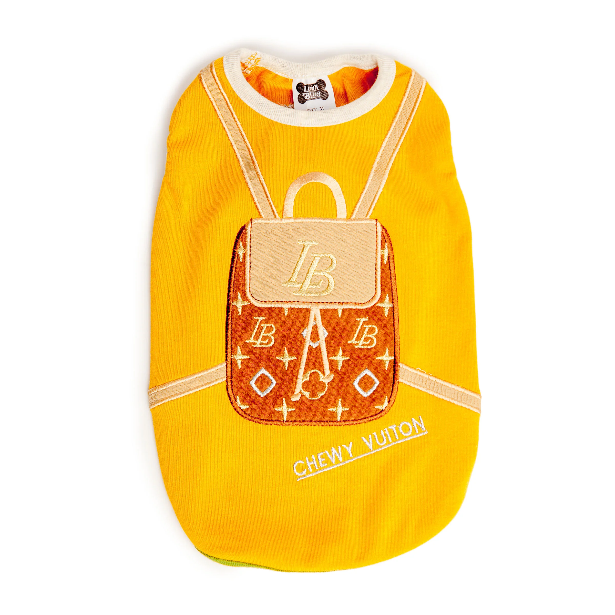 LUNA BLUE | Chewy Vuitton Backpack Tank - Image 2