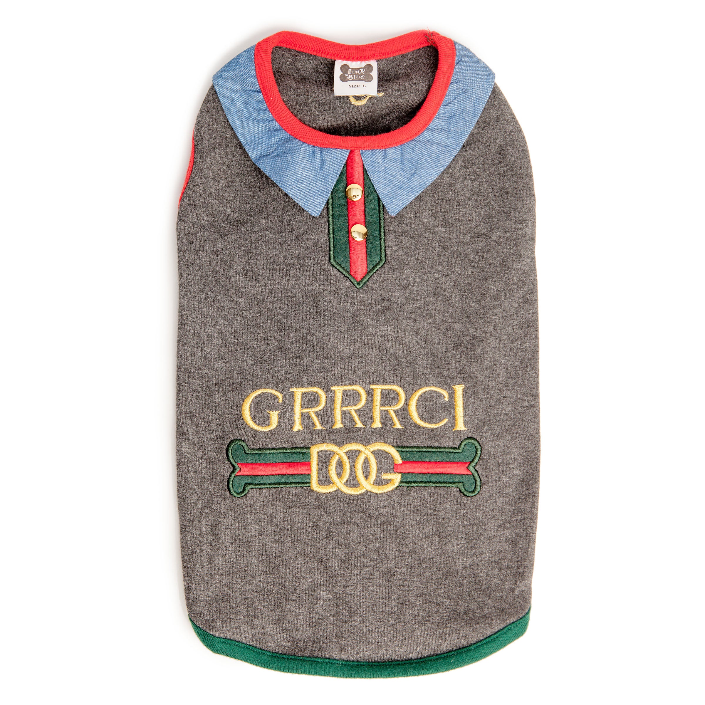 LUNA BLUE | Grrruci Tank in Grey - Image 3