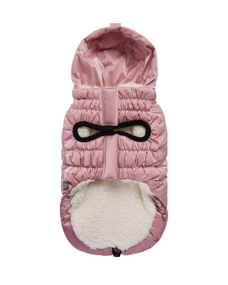 Lunar Glow Dog Parka in Pink - Image 3