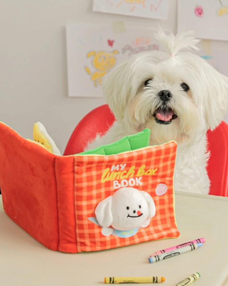 Lunch Box Nosework Dog Book Plush Toy - Image 2